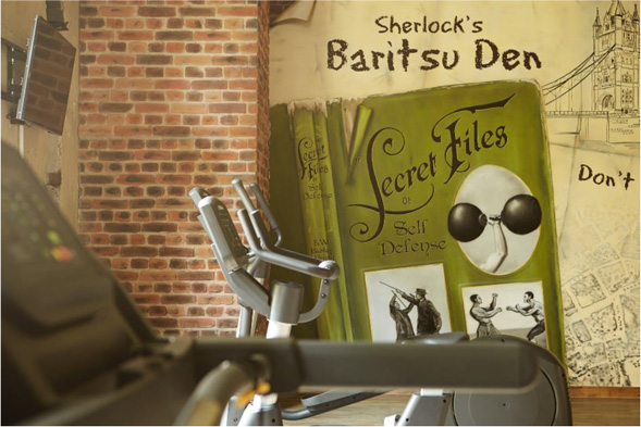 Von Industrie-Ambiente und Loft-Charakter inspiriert: Fitness-Studio „Baritsu Den“. Foto: Gästeresidenz PelikanViertel